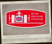 British Dragracing Association Sticker