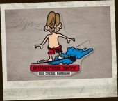 Surferboy sticker