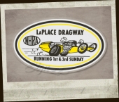 La Place Dragway sticker