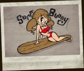 Surferbunny Sticker