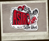 Astro Custom Wheels sticker