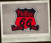Phillips Motor Oil Sticker